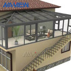 Bir Gable Çatı Sunroom Modern Sunroom Uzatma Ek Ev inşa Tedarikçi