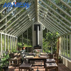 Konut İçin Özelleştirilmiş Cam Bahçe Sera Beyaz Sunroom Tedarikçi