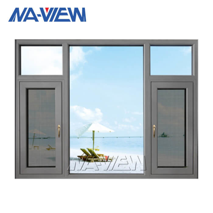 Guangdong NAVIEW Fabrika Yeni Tasarım Alaşım Profil Alüminyum Kanatlı Pencere Tedarikçi